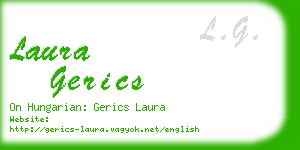 laura gerics business card